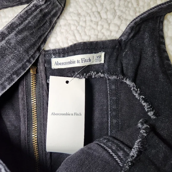 Abercrombie Denim Midi Dress NWT XSP - Picture 3 of 7